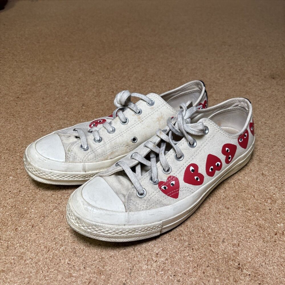 Converse Chuck Taylor Low Men's Sneakers Comme des Garcons Play, Size 8